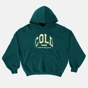 Cold culture VARSITY HOODIE BRITISH GREEN